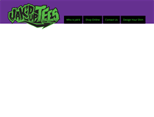Tablet Screenshot of jakduptees.com
